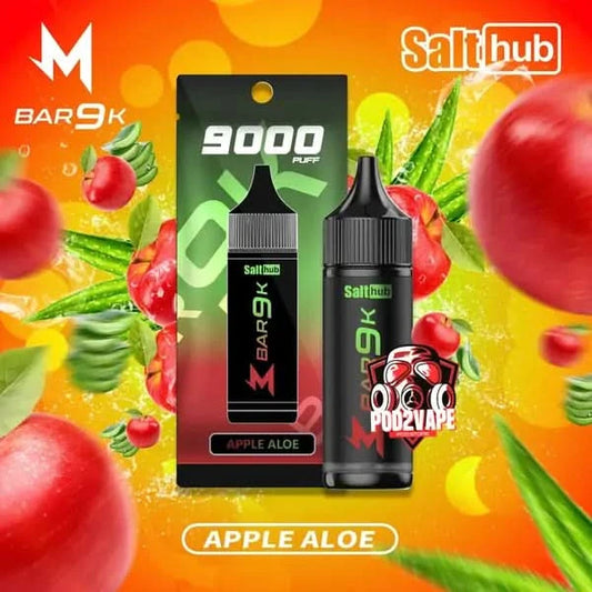 M bar 9000 puffs apple aloe