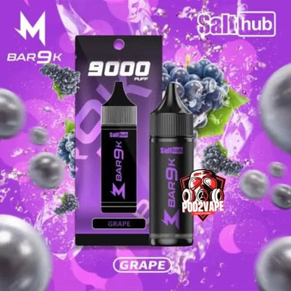 M bar 9000 puffs grape