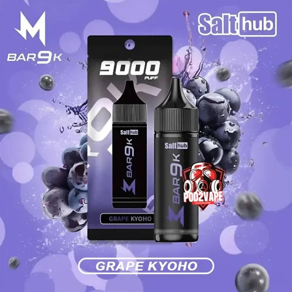 M bar 9000 puffs grape kyoho