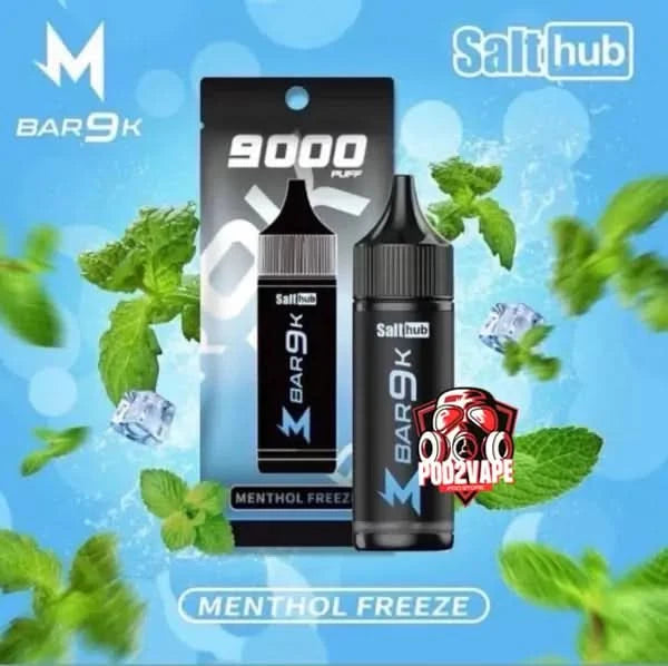 M bar 9000 puffs menthol freeze