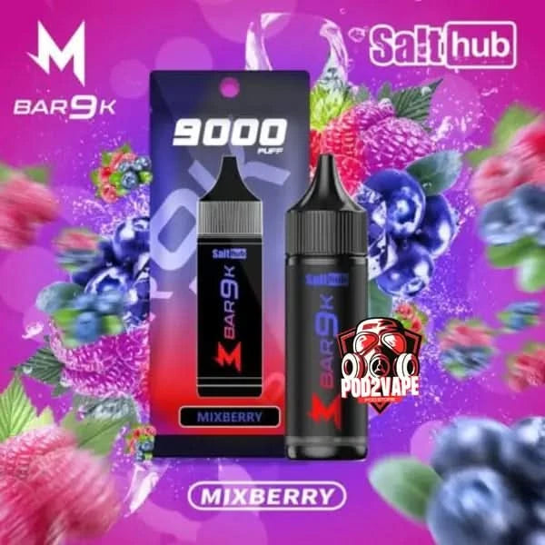 M bar 9000 puffs mixberry
