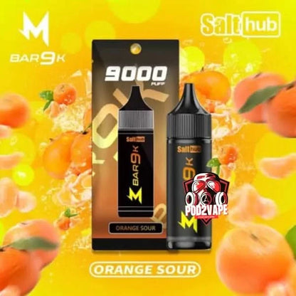 M bar 9000 puffs orange sour