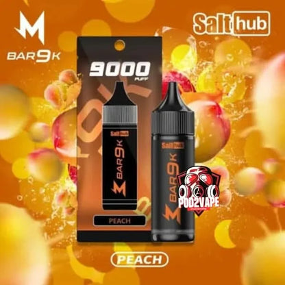 M bar 9000 puffs peach