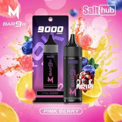M bar 9000 puffs pink berry
