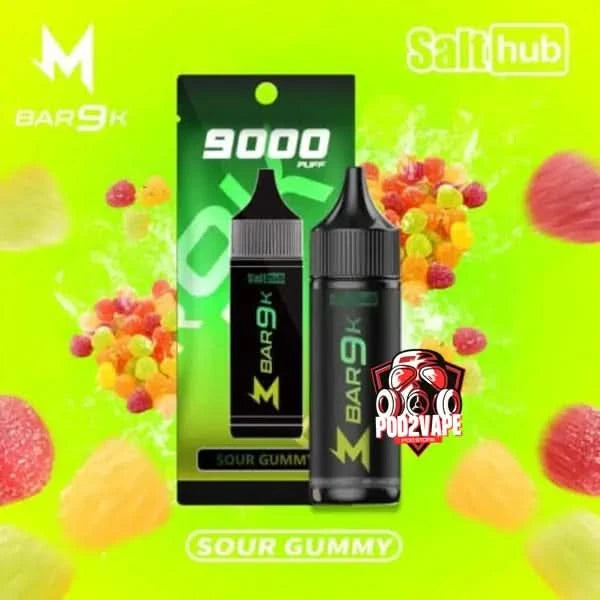 M bar 9000 puffs sour gummy