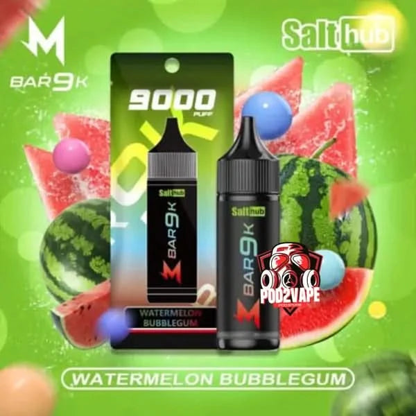 M bar 9000 puffs watermelon bubblegum
