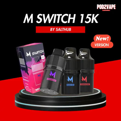 หัว m switch 15k รุ่นใหม่ รูปแบบใหม่ปี 2025 ดีกว่าเดิม พัฒนาเรื่อง ไร้การรั่วซึมแน่นอน จากแบรนด์ salthub