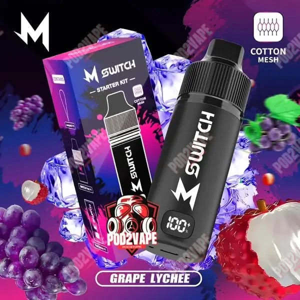M switch 15k starter kit grape lychee