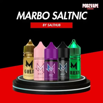 Marbo salt nic น้ำยามาโบ ซอลนิค แบรนด์น้ำยาบุหรี่ไฟฟ้า อันดับ 1 ในไทย จากบริษัท Salthub