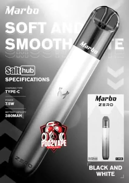 m zero pod black and white