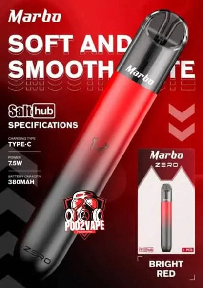 m zero pod bright red