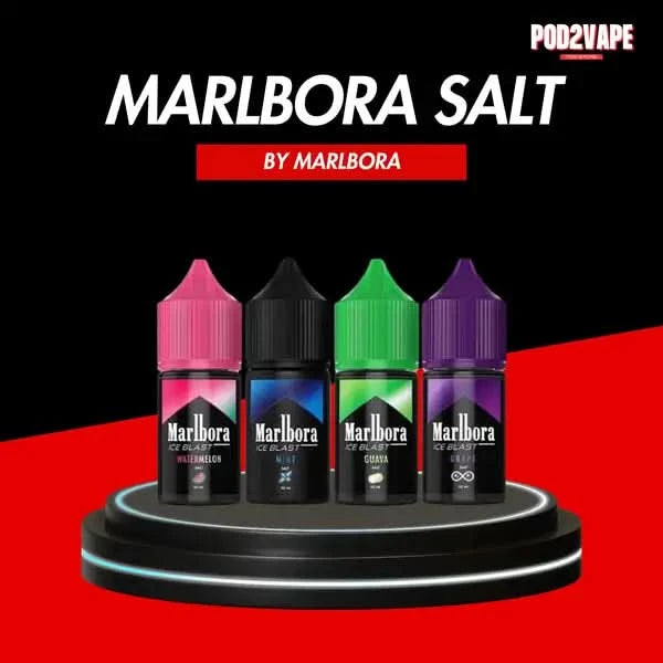 น้ำยาซอลนิค marlbora salt nic 30ml มีหลากหลายรสชาติ ผสมรสผลไม้