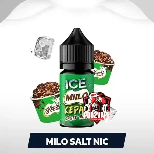 Milo salt nic ice kepal