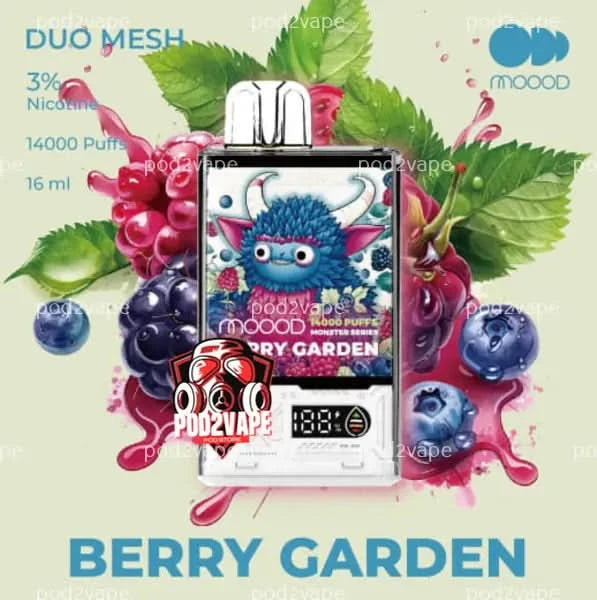 Moood monster 14k berry garden nic30