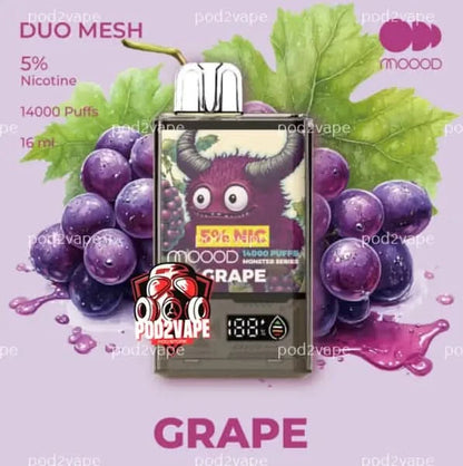 Moood monster 14k grape nic50