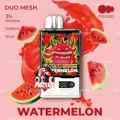 Moood monster 14k watermelon nic30
