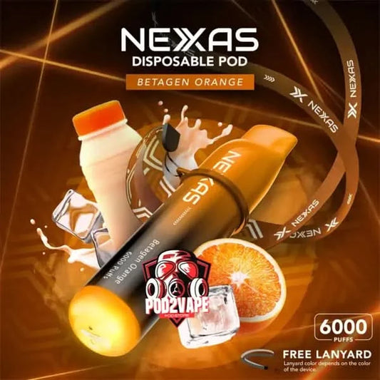 Nexas 6000 puffs betagen orange