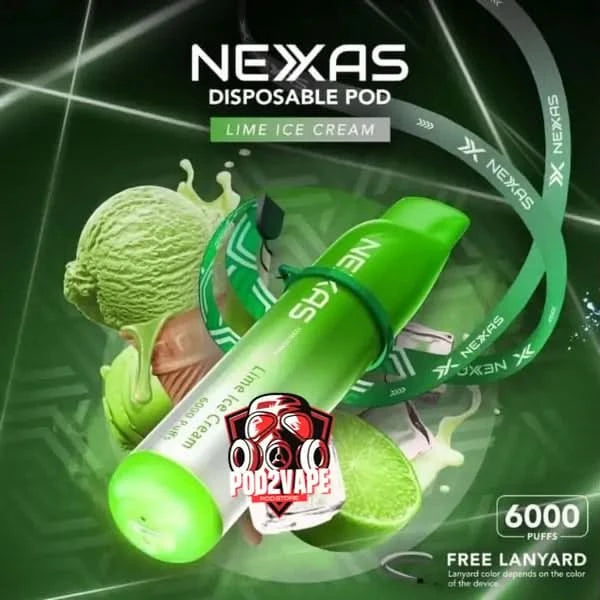Nexas 6000 puffs lime ice cream