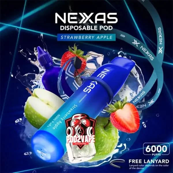 Nexas 6000 puffs strawberry apple