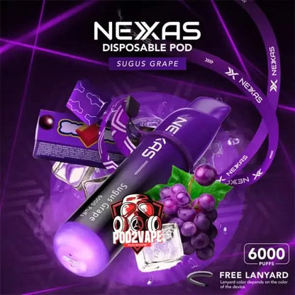 Nexas 6000 puffs sugus grape