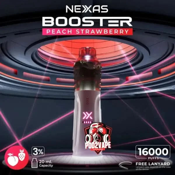 Nexas booster 16k peach strawberry nic30