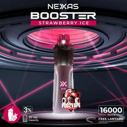 Nexas booster 16k strawberry ice nic30