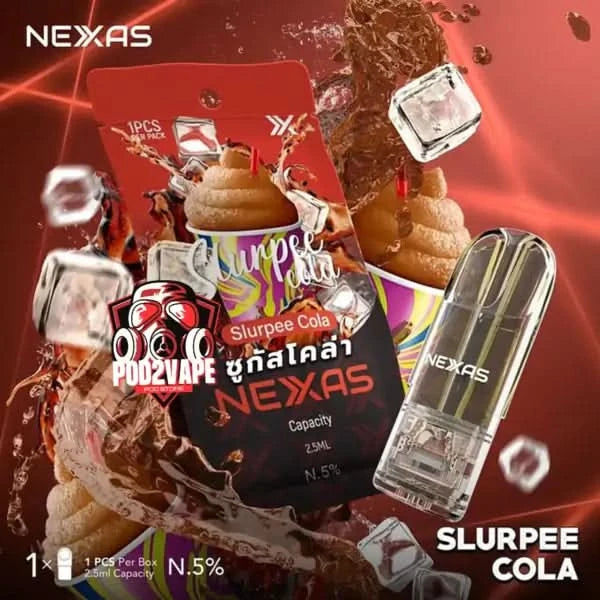 หัวพอต Nexas 2.5ml slurpee cola nic50