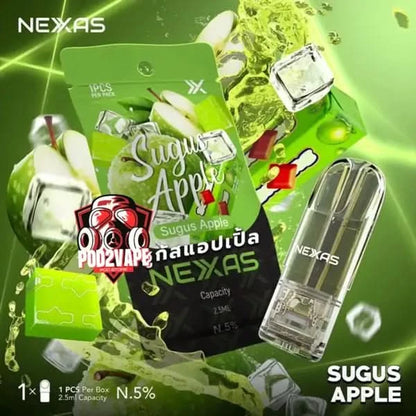 หัวพอต Nexas 2.5ml sugus apple nic50