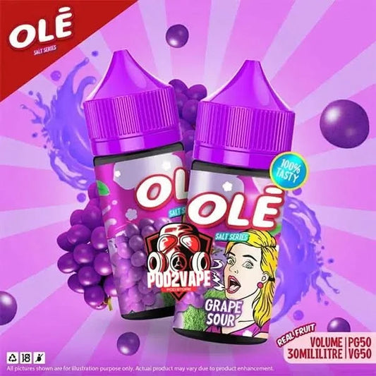 Ole salt nic grape sour