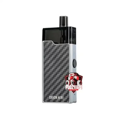 Lost vape orion mini pod kit silver carbon fiber