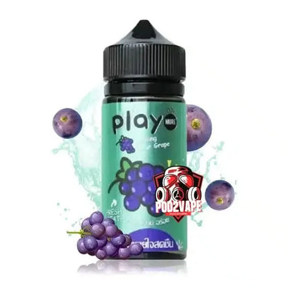 Play cooling freebase 100ml sour grape