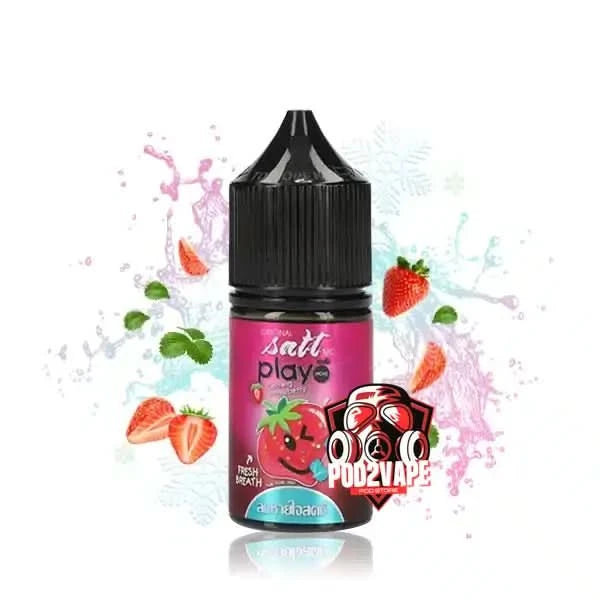 Play more salt nic strawberry