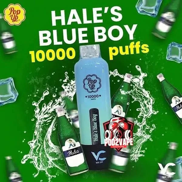 Pop up 10000 puffs hale blue boy