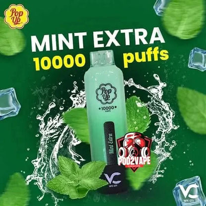 Pop up 10000 puffs mint extra