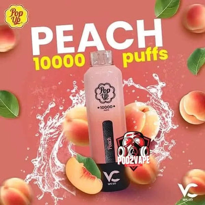 Pop up 10000 puffs peach