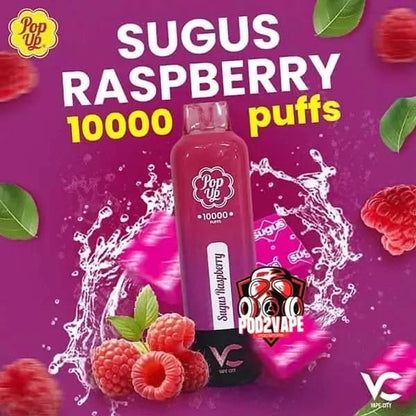 Pop up 10000 puffs sugus raspberry