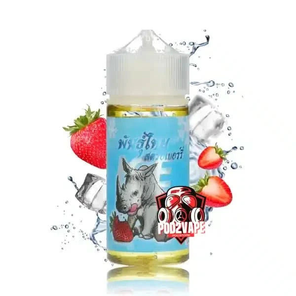 น้ำยาพันธุ์ไทย ice ฟรีเบส strawberry