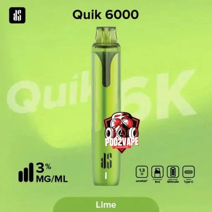 Ks quik 6000 puffs lime