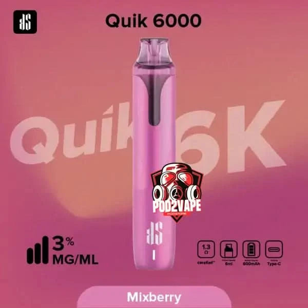 Ks quik 6000 puffs mixberry
