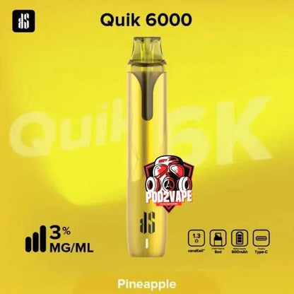 Ks quik 6000 puffs pineapple