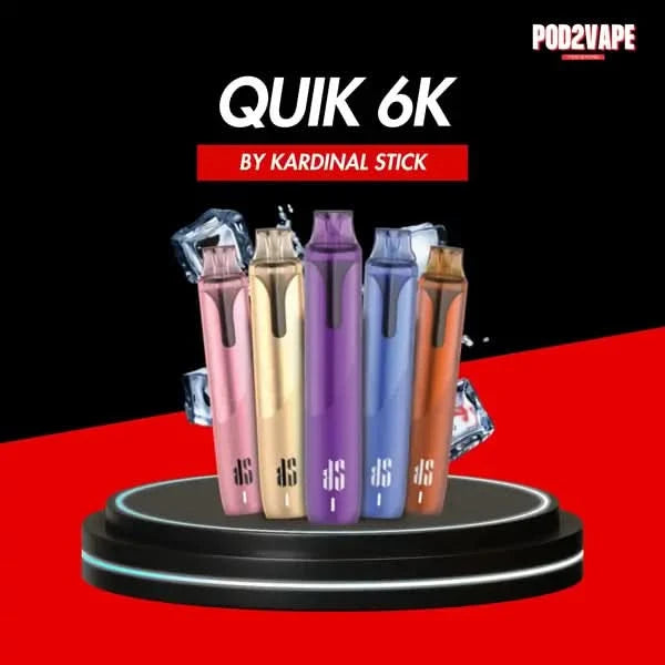 Ks quik 6000 puffs พอตใช้แล้วทิ้ง รุ่นใหม่จากแบรนด์ ks ใช้งานง่าย อร่อยมาก