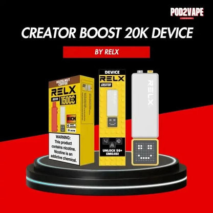 Relx creator boost 20k device พอตเลโก้ 20000 คำ