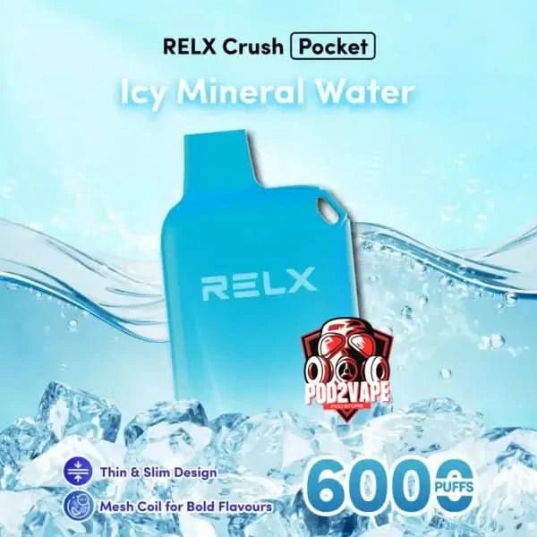 Relx crush 6000 puffs icy mineral water