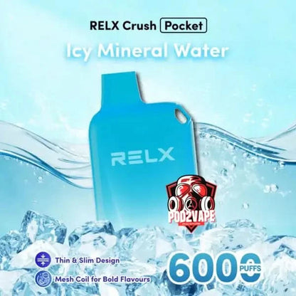 Relx crush 6000 puffs icy mineral water