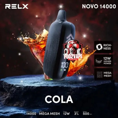 Relx novo 14000 puffs cola