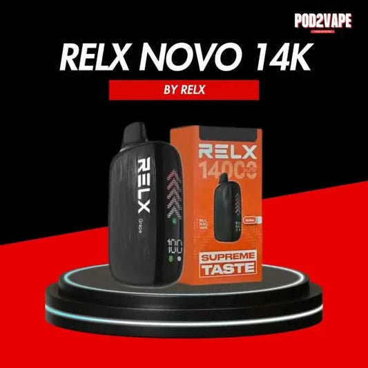 Relx novo 14000 puffs พอตรุ่นใหม่แบรนด์ relx มีรสชาติให้เลือกเยอะ