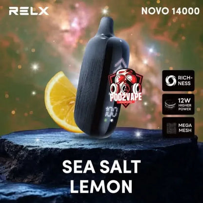 Relx novo 14000 puffs sea salt lemon
