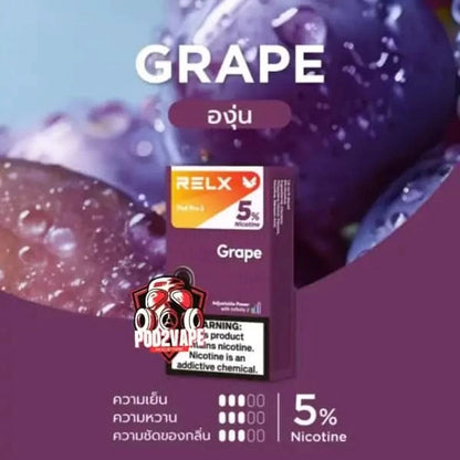 หัว Relx pro 2 grape nic50