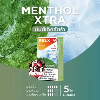 หัว Relx pro 2 menthol xtra nic50