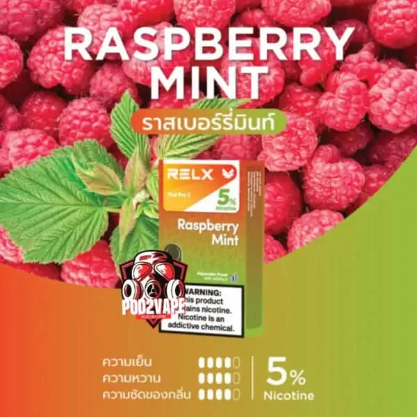 หัว Relx pro 2 raspberry mint nic50